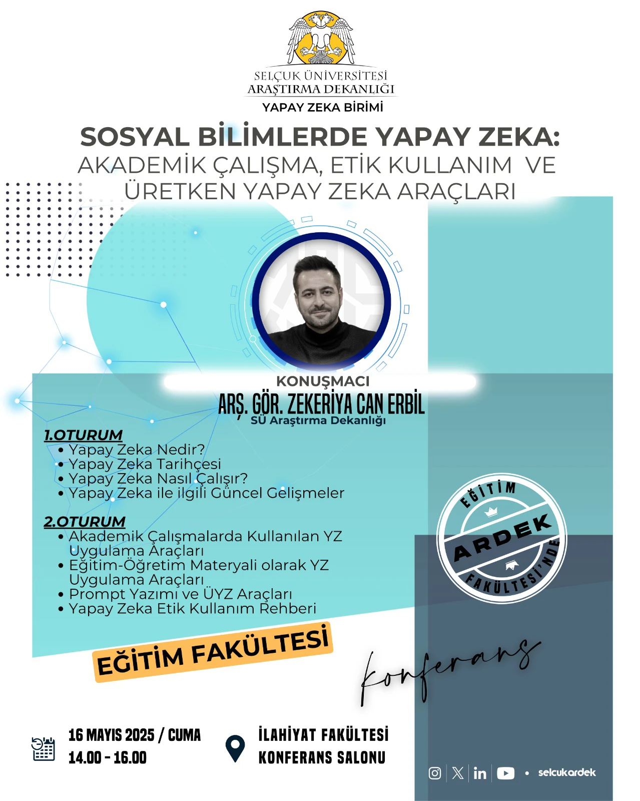 Sosyal Bilimlerde Yapay Zeka: Akademik Çalışma, Etik Kullanım ve Üretken Yapay Zeka Araçları